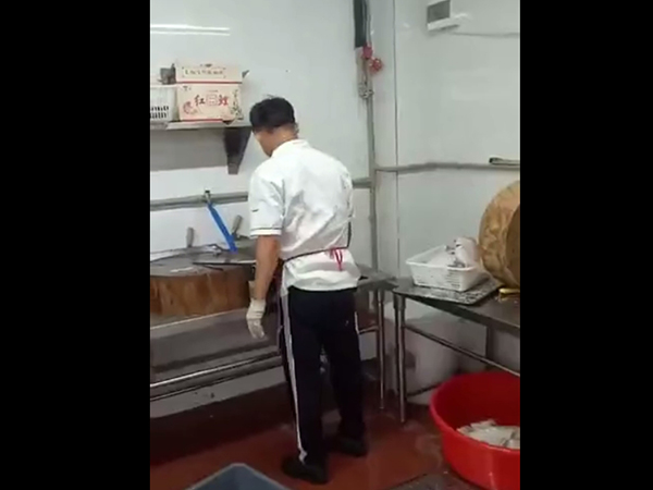 客户回馈现场测试炒炉...